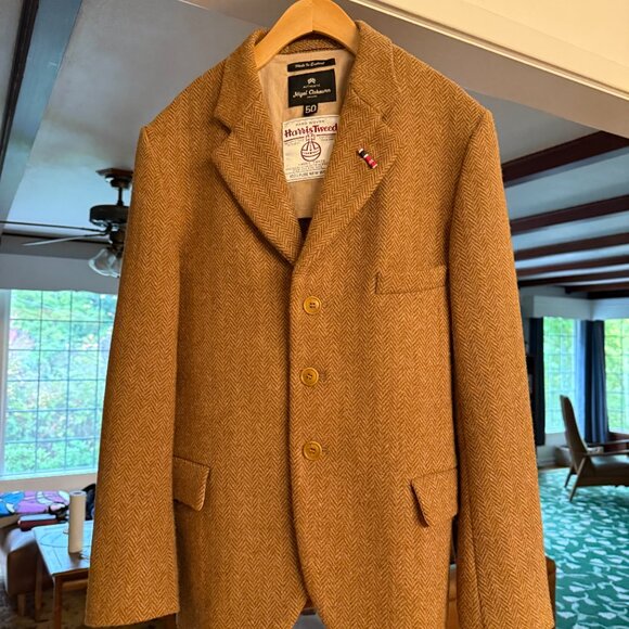 Nigel Cabourn Blazer - Authentic Handwoven Harris Tweed - EU 50 / US 40 (Medium) - Picture 4 of 9